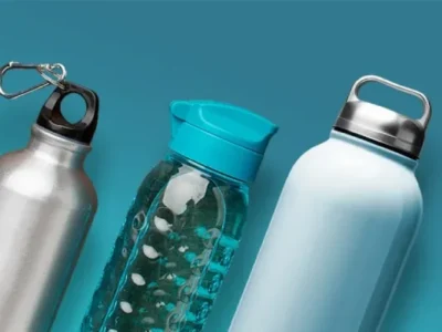 Botella de agua reutilizable