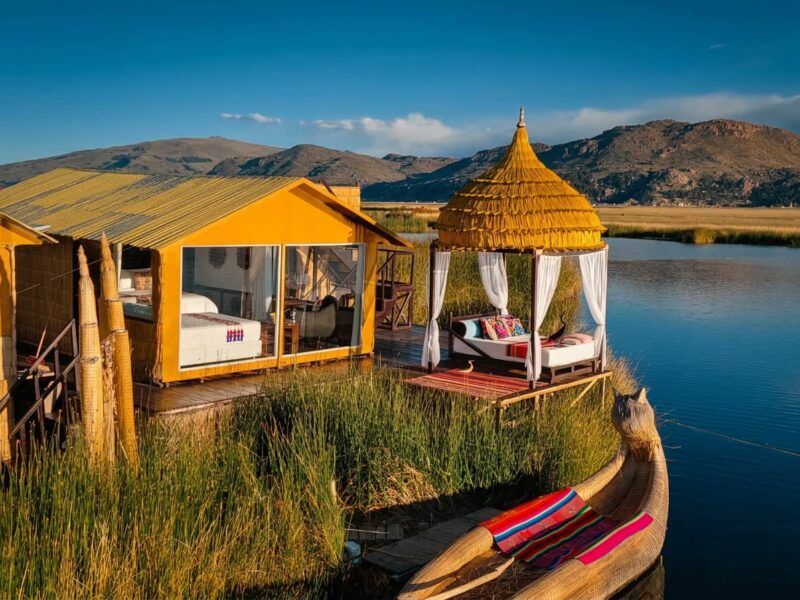 Sleep on a floating island