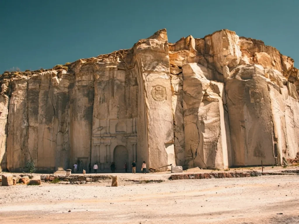 Sillar quarry on the Sillar Route in Arequipa