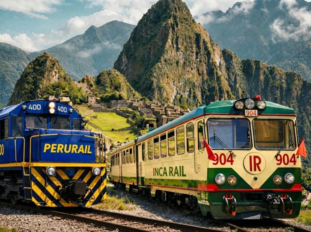 Trenes PeruRail e Inca Rail hacia Machu Picchu