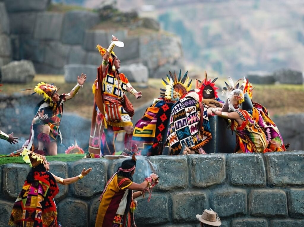 Sacrificios en la ceremonia del Inti Raymi