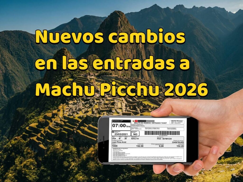 Entradas a Machu Picchu 2026
