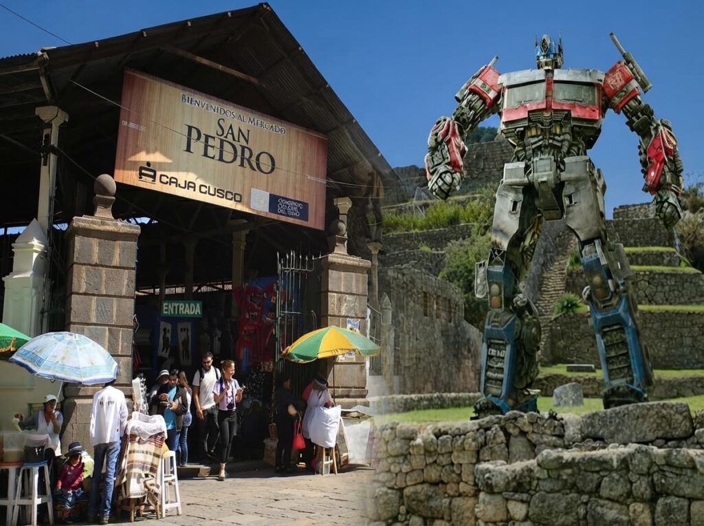 Escena de Transformers filmada en el Mercado San Pedro