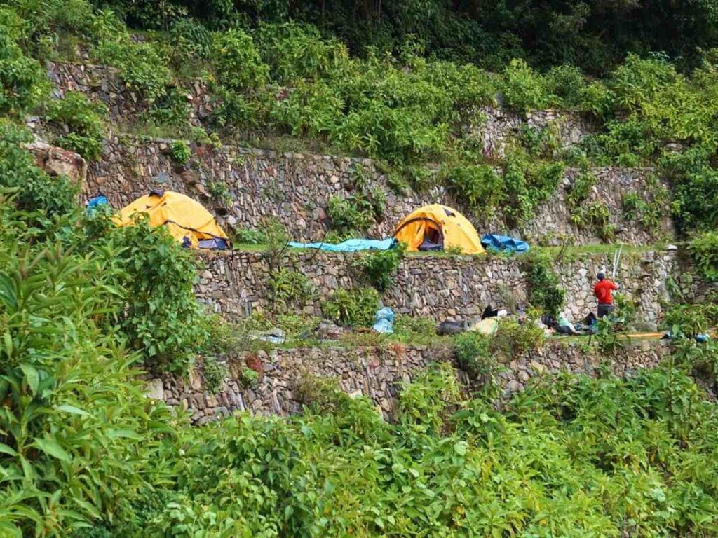 Campamento en Choquequirao