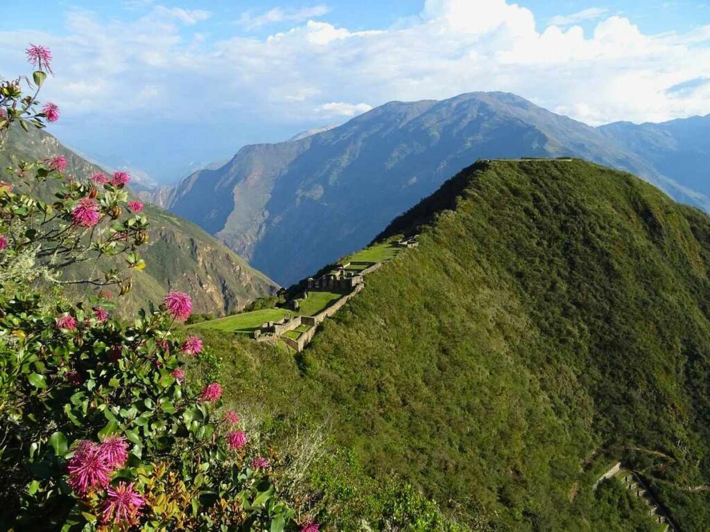 Ushnu ceremonial en Choquequirao