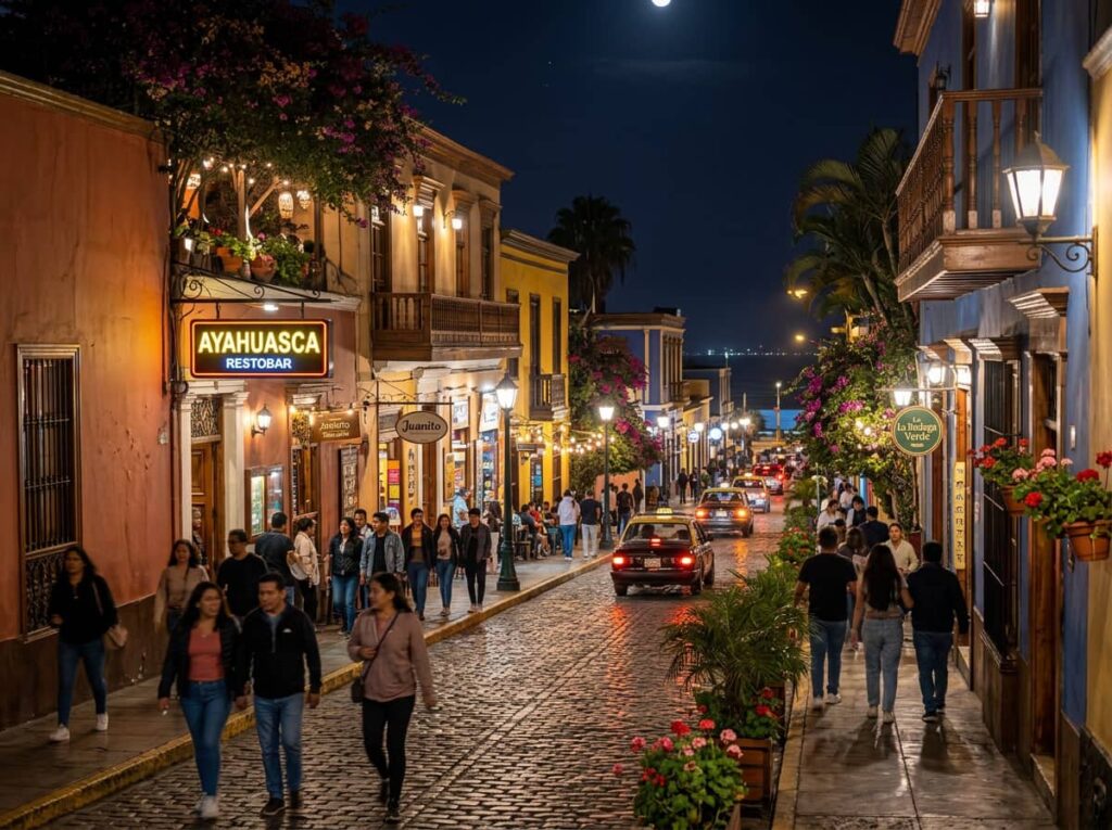 Barranco de noche