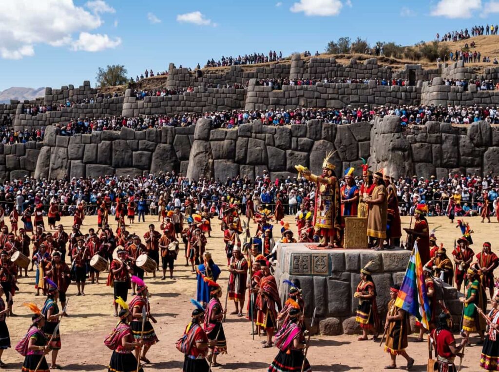 ceremonia del inti raymi en sacsayhuaman cusco