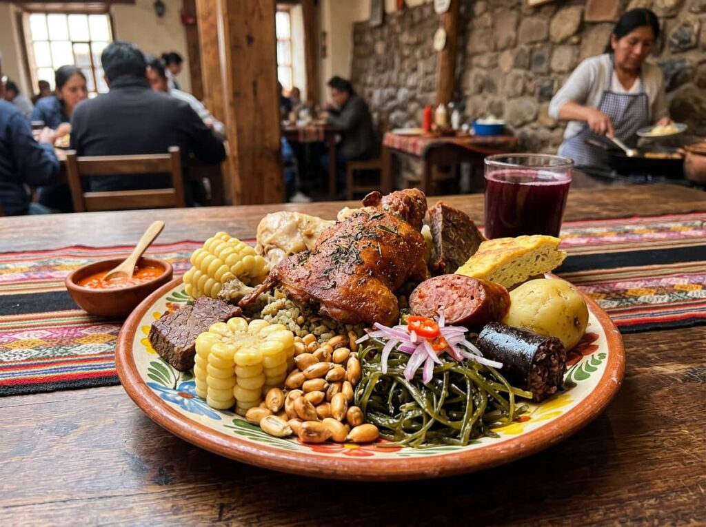 Chiriuchu plato tipico de Cusco