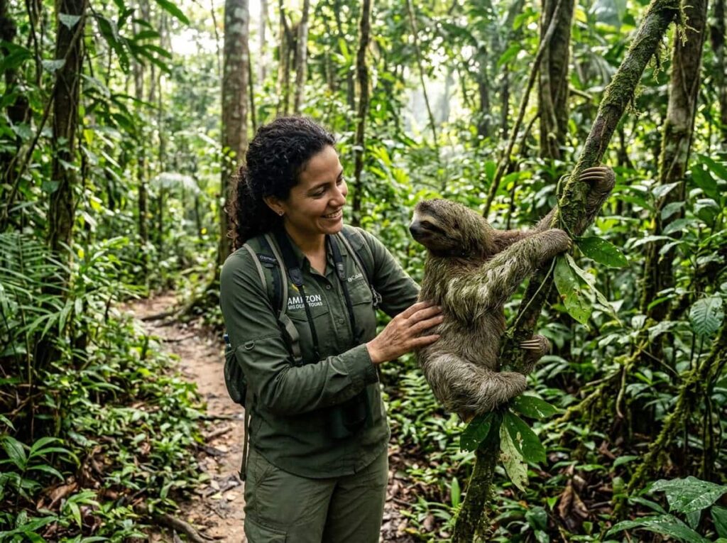 Experiencia con la fauna del Amazonas