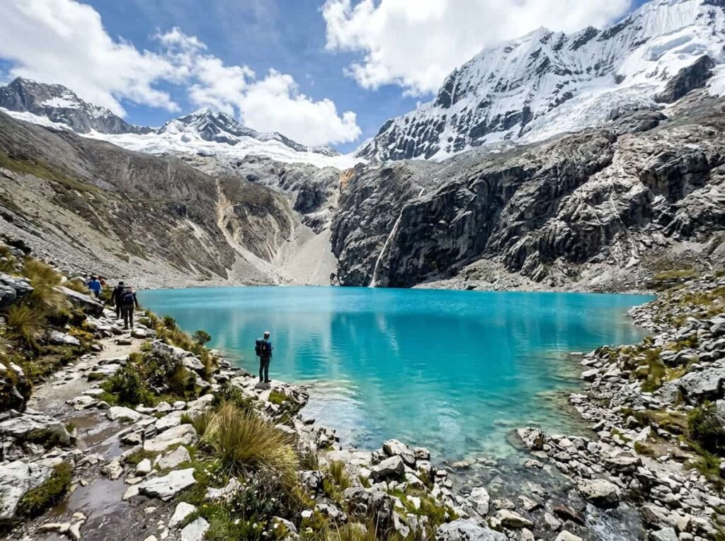 Lagunas Turquesa en los Andes