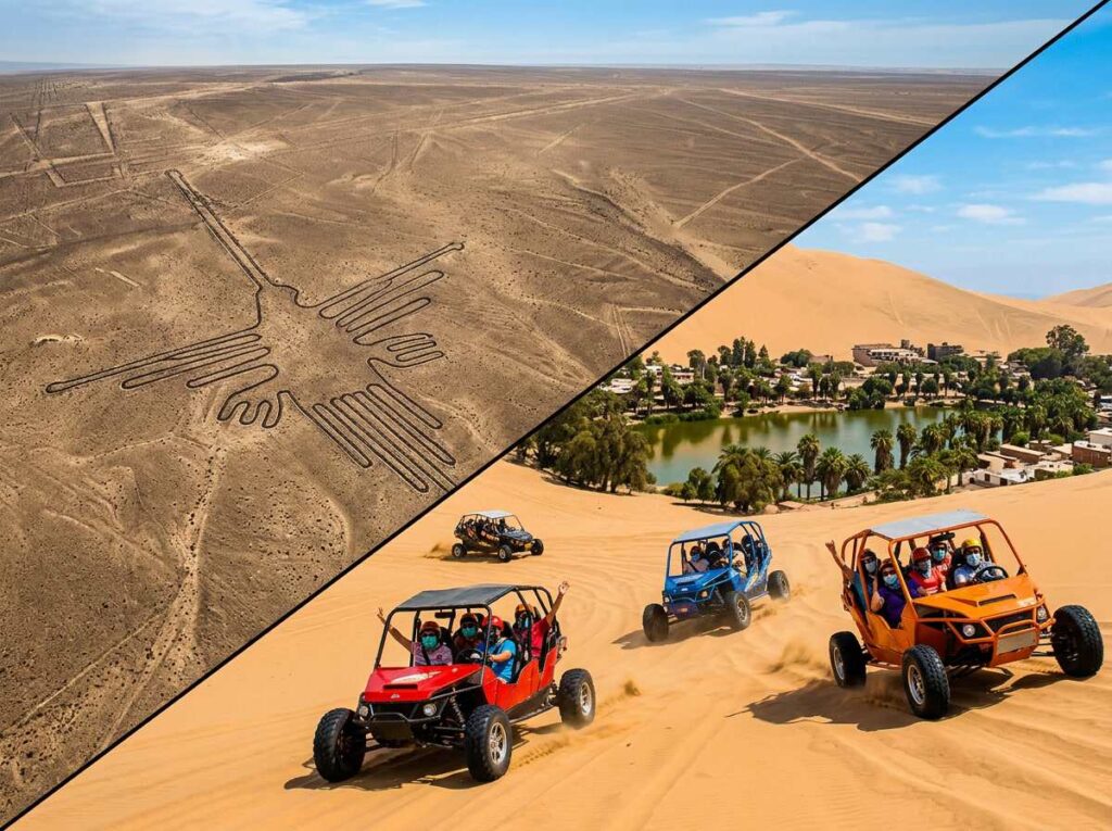 Lineas de Nazca vs Buggies en la Huacachina