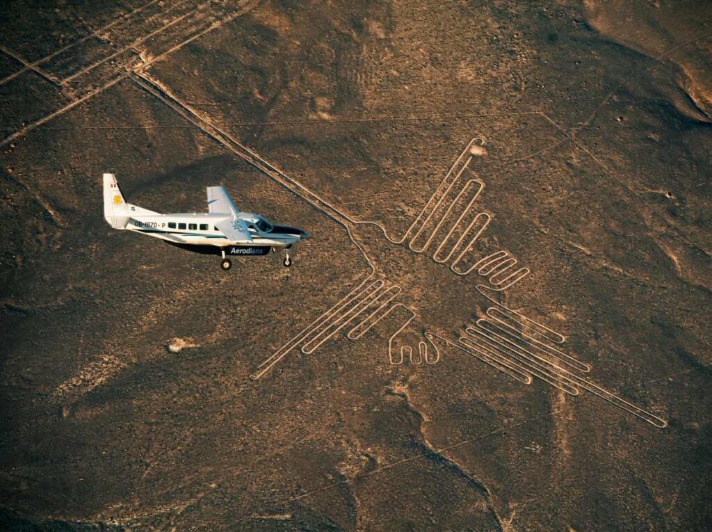 Sobre vuelo de las lineas de Nazca