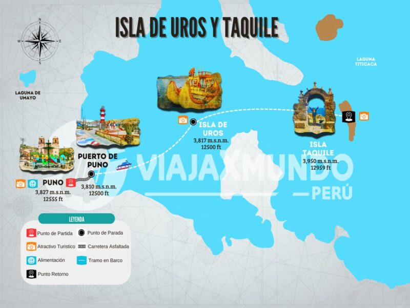Mapa del tour