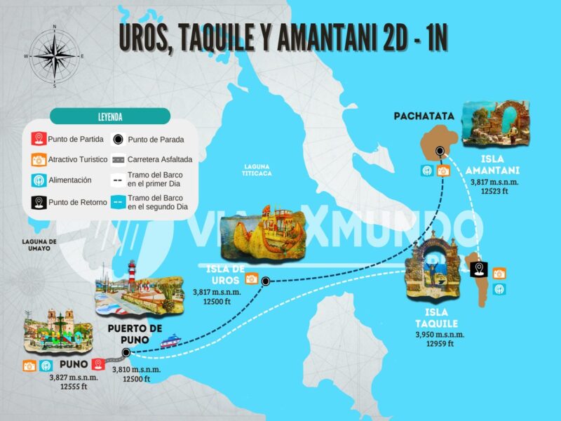 Mapa del tour