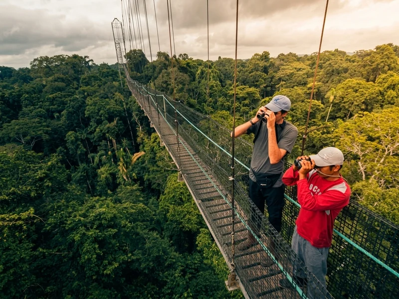 La vida en el dosel de la selva a 30 metros de altura