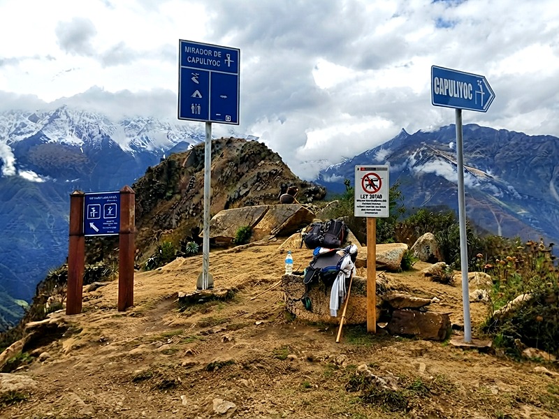 Vistas panorámicas desde el mirador de Capuliyoc al finalizar el trekking a Choquequirao
