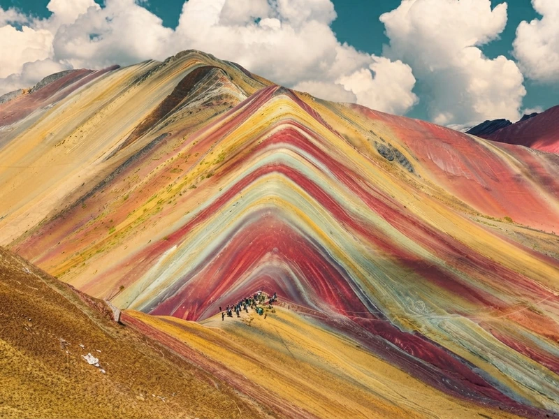 La paleta secreta de los Andes: ¿Cómo se formaron los colores de Vinicunca?