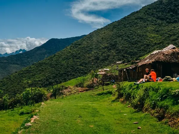 Houses of the village of Marampata above the Apurimac Canyon