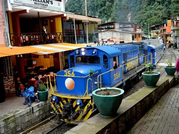 Train station in Aguas Calientes