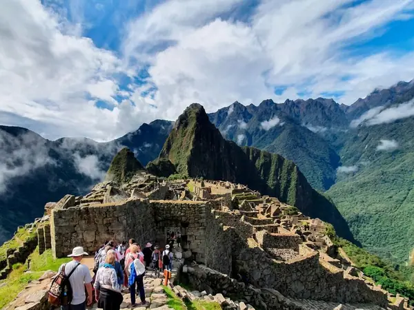 Main entrance gate of Machu Picchu
