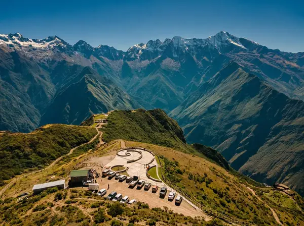 Capuliyoc viewpoint overlooking the deep Apurimac Canyon