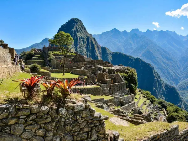 Machu Picchu seen from the Salkantay route