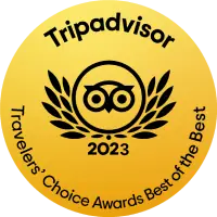 Tripadvisor Travelers' Choice 2023 award